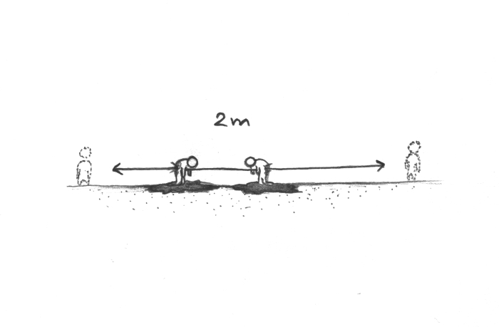 2m, divi metri, covid-19